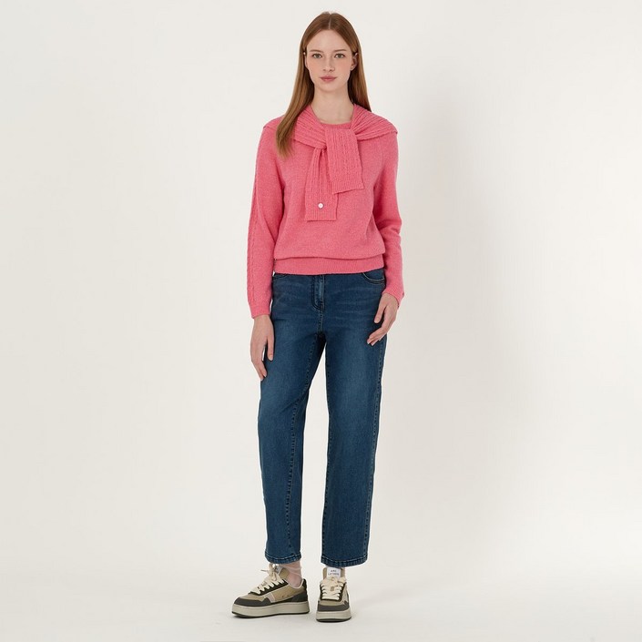 기비 GIVY 플라워 포켓 데님 팬츠 GY25S4FRND635DH1040643