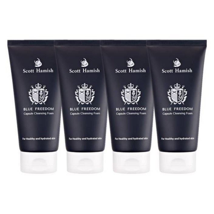 스콧해미쉬 블루 프리덤 캡슐 클렌징폼, 4개, 150ml