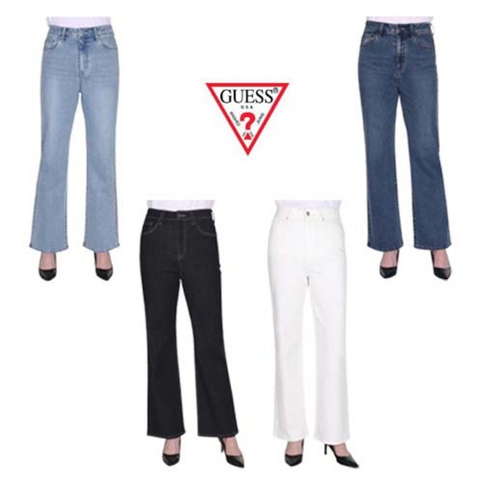 게스 여성 청바지/세미와이드핏