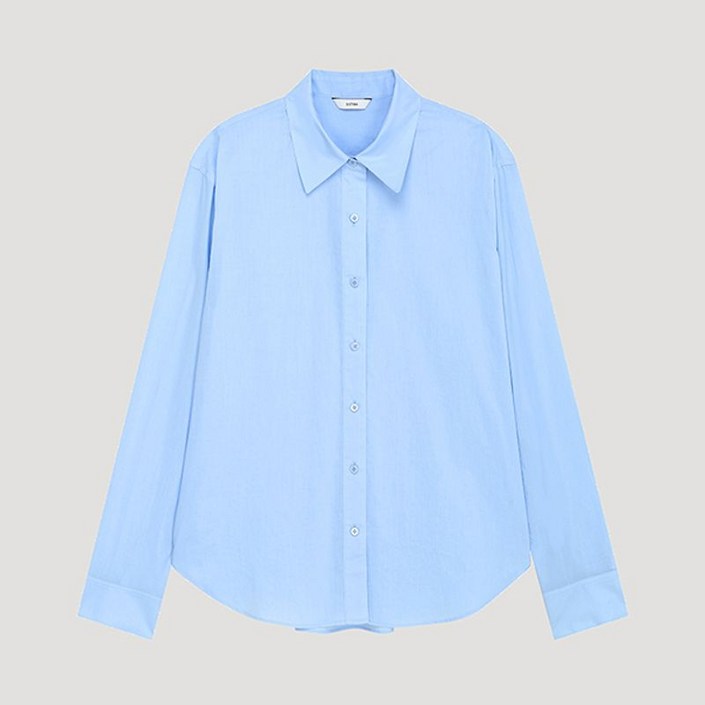 시스티나 코튼 베이직 솔리드 셔츠 AWWSTP21120 LL