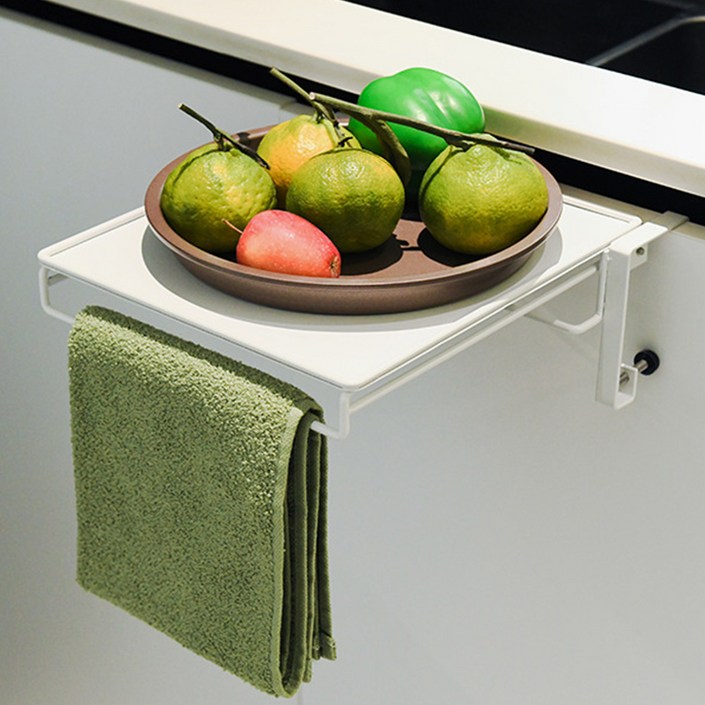 Shipshape 주방 보조 조리대 미니 접이식 선반