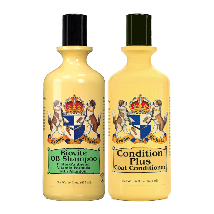 2종 미국 크라운로얄 바이오바이트샴푸 포뮬라2컨디션플러스 코카 닥스 저자극 단백질샴푸 린스 도그쇼 애견미용, 2개, 473ml