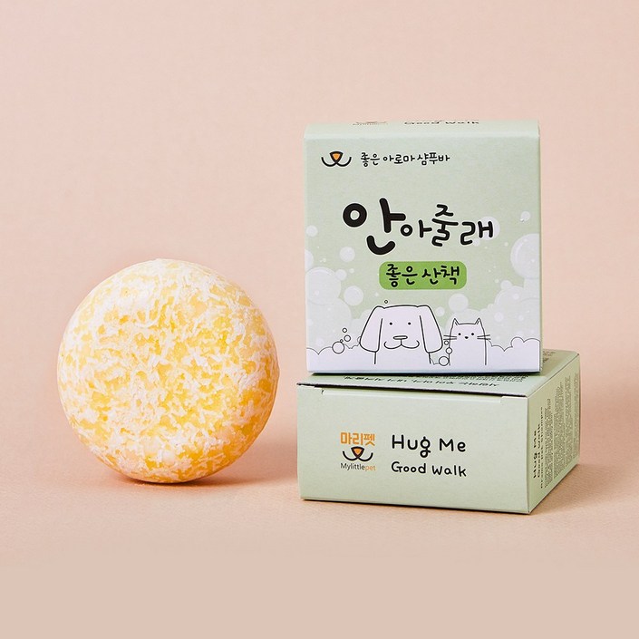 안아줄래 강아지 비누 천연 샴푸바 피부 보습 편백 발비누 발사탕 펫샴푸, 1개