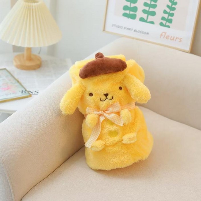 옐상 산리오 두꺼운 대형 똑딱이 담요 5종