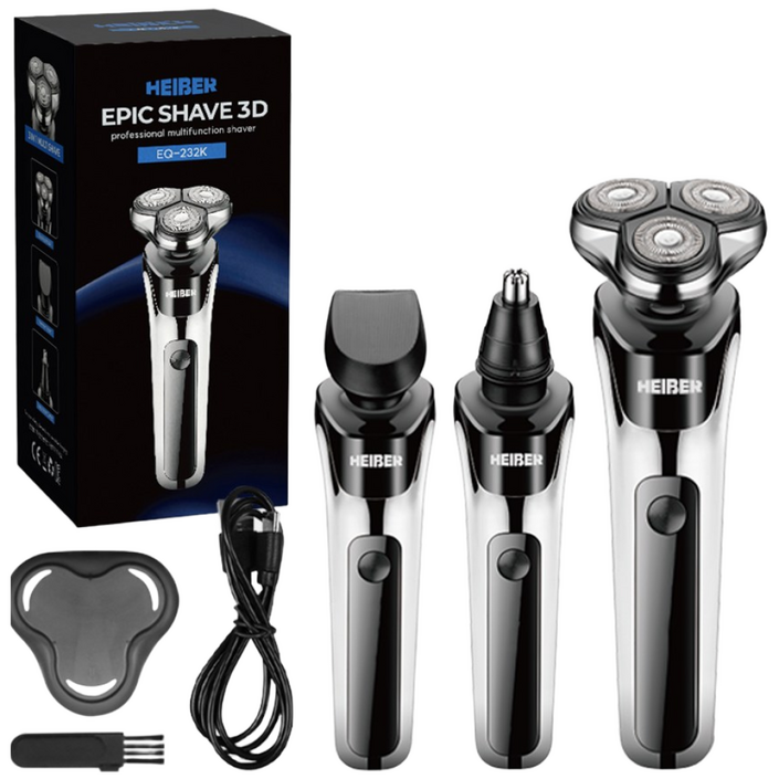 헬릭스케어 에픽쉐이브 남자 전기 면도기 충전식 생활방수 건식 습식 면도기