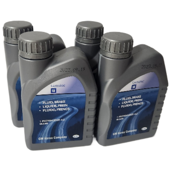 쉐보레 GM 순정 정품 브레이크 액 브레이크오일 2리터 0.5리터  4개 DOT4