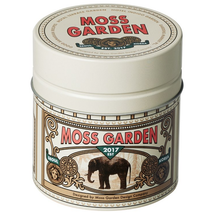 [모스가든1919] 원형 틴 케이스 S_3type, 1개, 베이지