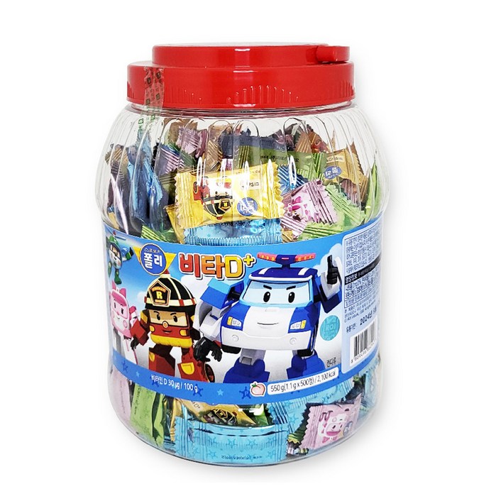 로보카폴리 비타D 플러스 550g, 500정, 1개