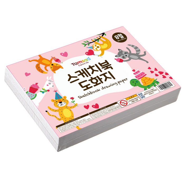 탐사 스케치북 도화지 130g 8절