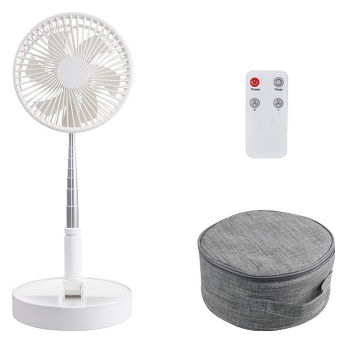 컴스 애니게이트 휴대용 선풍기 접이식 무선 스탠드 + 전용포켓 세트