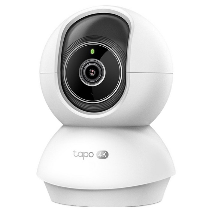 티피링크 4K 8백만 화소 실내용 회전형 AI 홈 보안 WiFi 카메라, 1개, Tapo C250