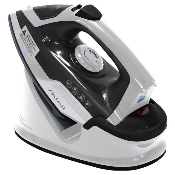 신일 무선 스팀다리미, SEI-WB20YB, 블랙+화이트