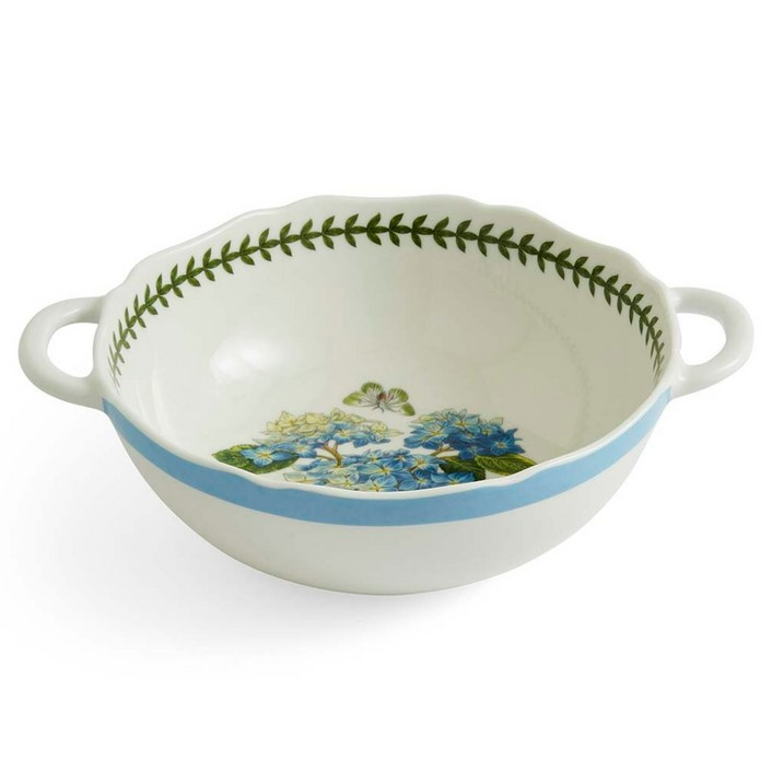 포트메리온 보타닉가든 테라스 만두그릇 수국, 화이트  그린  블루, 1개