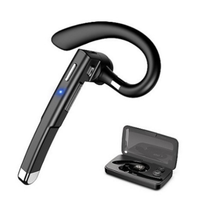 소울팩토리 귀걸이형 블루투스 이어폰, YYK-520, 블랙