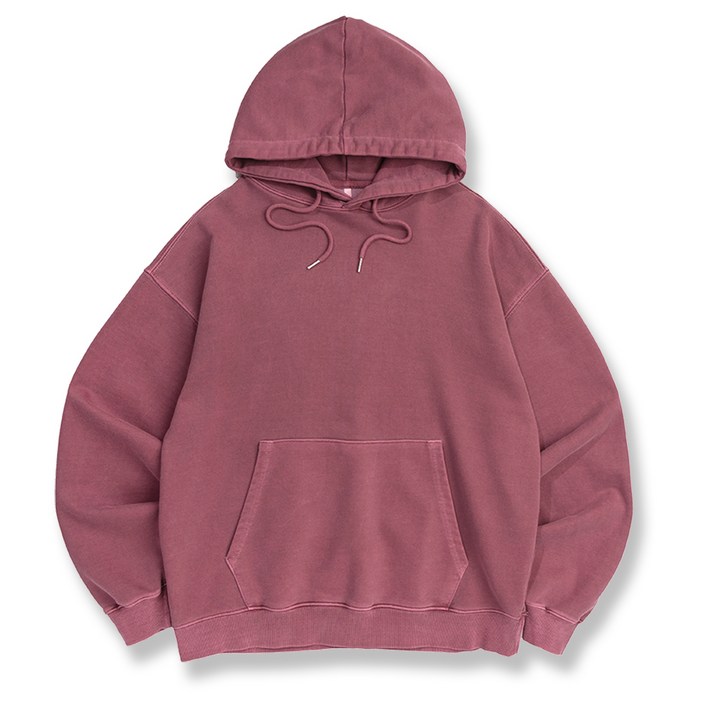 일루소 600G 피그먼트 워싱 후드티