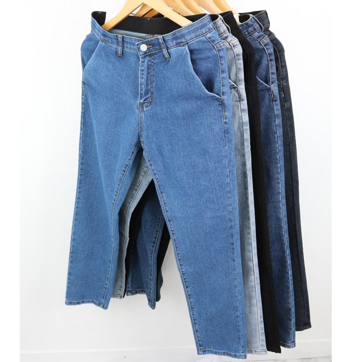 피롯 남자 테이퍼드 밴딩 청바지 스판 데님 팬츠 5컬러