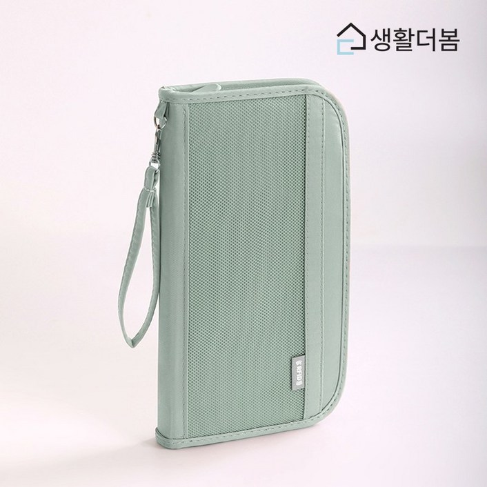 생활더봄 RFID 차단 여권 지갑 여행용 카드 수납 케이스 방수 도난방지 멀티 파우치