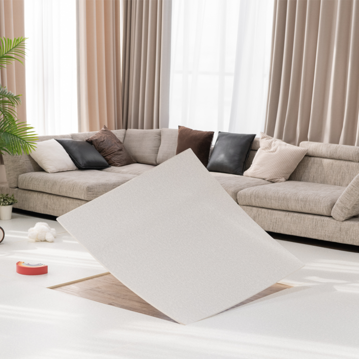 이리로 붙이는 매직 퍼즐매트, 16개, 샌드 베이지