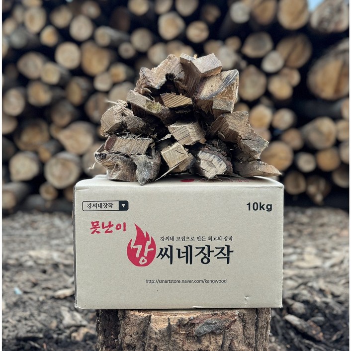 강씨네장작 못난이 B급 장작 최저가 불멍 화로대 장작 10kg, 10kg, 1개