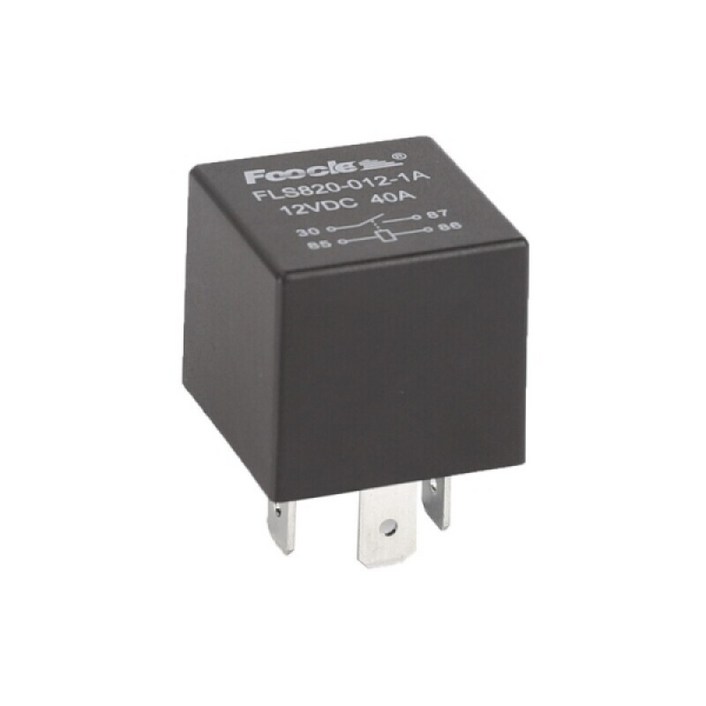 자동차 릴레이 12V 40A - FLS820-012-A - 4핀 DC 전원 제어 릴레이 - NO 접점