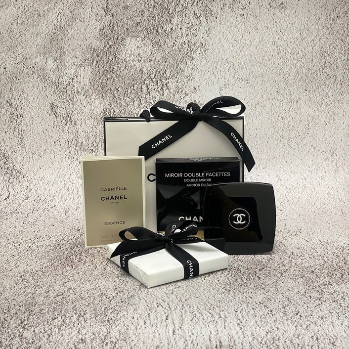 샤넬 미르와르 두블르 화세뜨 (샤넬손거울) 선물포장 + 향수1종랜덤증정