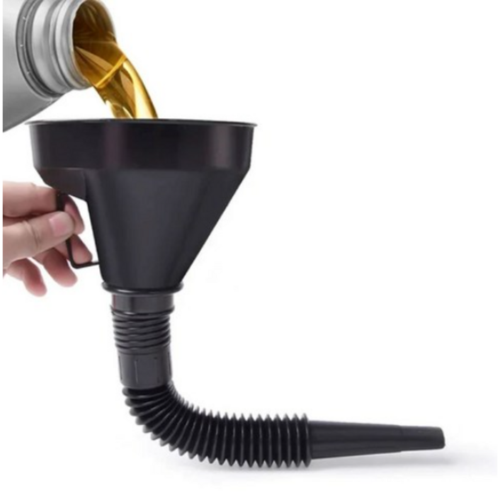 원형 거름망 급유 오일 자바라 깔때기