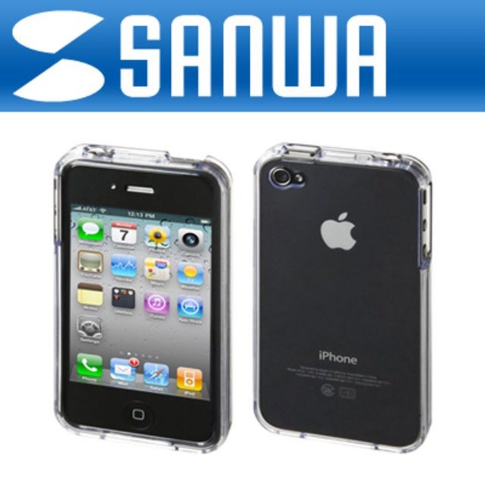 강원전자 산와서플라이 PDA-IPH68CL iPhone4 크리스