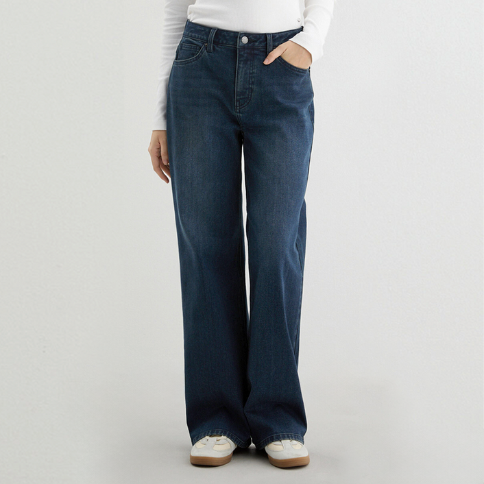 백화점 정품 Guess 게스 여성 기모 와이드 팬츠