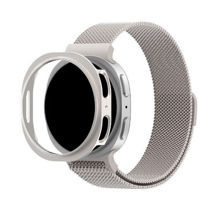 아이메이드잇 갤럭시워치 호환 밀레니즈루프 밴드 메탈 스트랩 케이스 세트