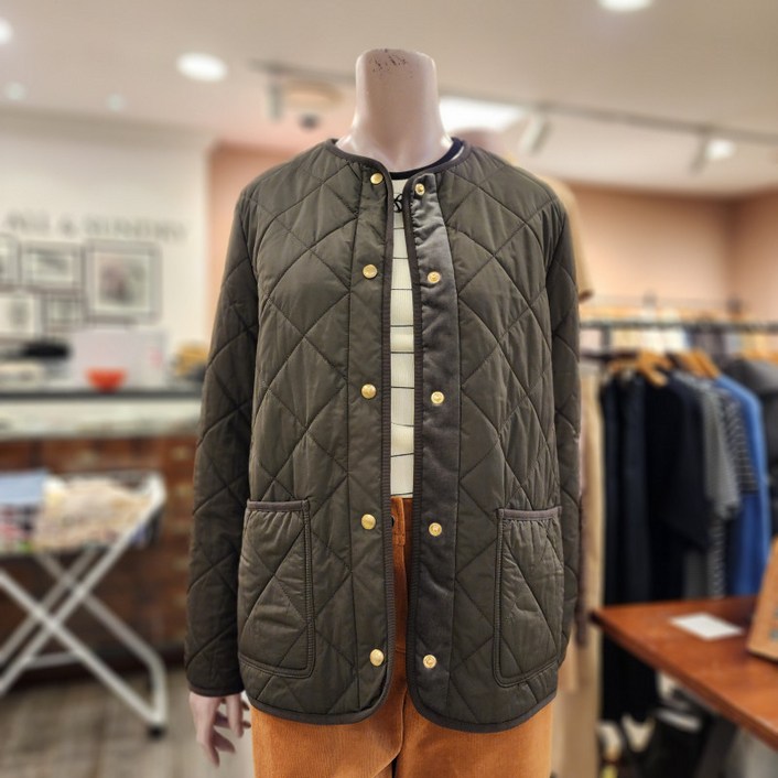 올앤선드리 _ 다빈치 퀼팅 JK  점퍼 _ A4W9J111 83   [D/KHAKI]