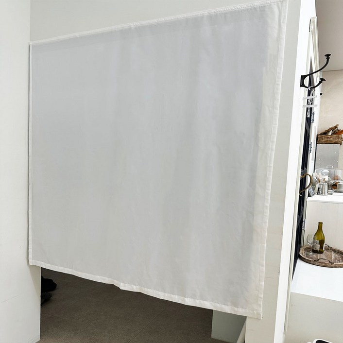 유스몰 붙이는 벨크로 찍찍이 선반 다용도 가림막 책장가리개