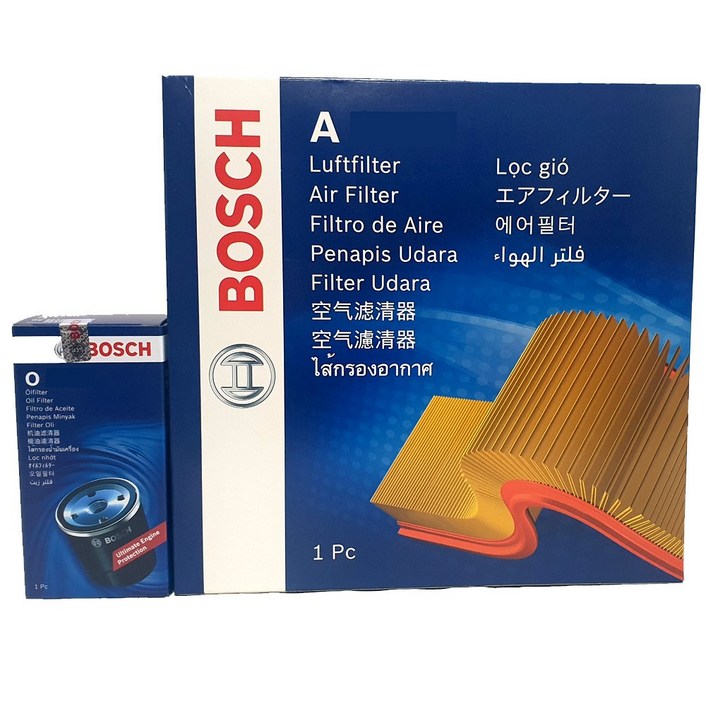 보쉬 기아 뉴쏘렌토R 2.0 2.2 eVGT 12년0614년08 엔진 오일 교환 오일에어 필터 O0096A2445, O0096A2445, 1개