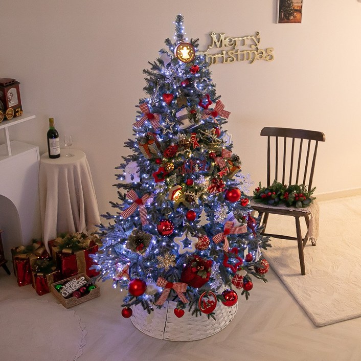 대형 크리스마스트리 풀세트 180cm 나무 장식 소품 (장식_단면발송)