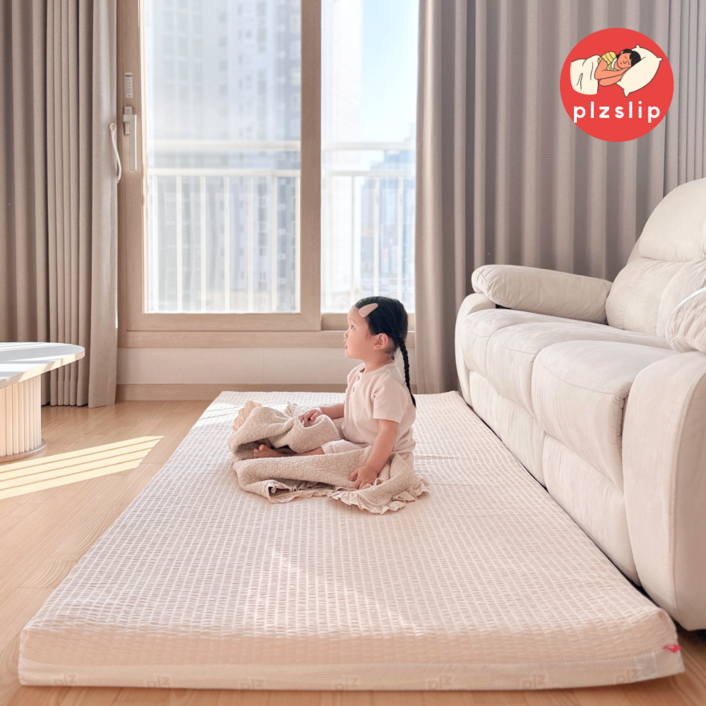 토퍼매트리스 침대 바닥 토퍼 메모리폼 슈퍼 싱글 매트리스, 연베이지, 11cm