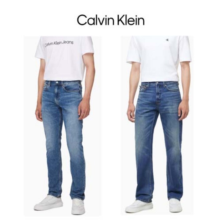 캐빈클라인 남자 슬림 청바지하이스트레치