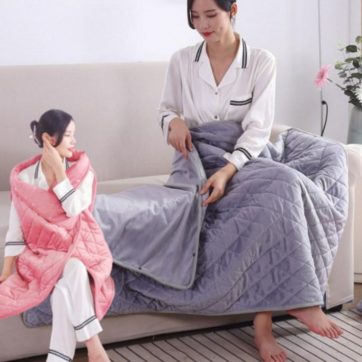 KC인증 USB 온열담요 무릎 전기 담요 전기장판 사무실 담요 캠핑 차박 전기요