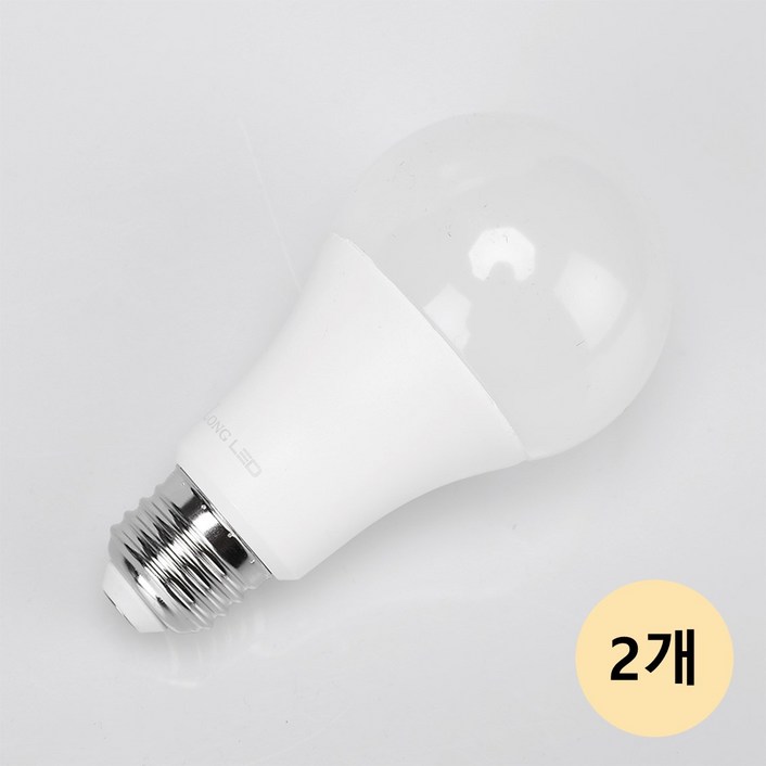LONG 전구 LED 12W 주백색(아이보리색빛,4000K) e26