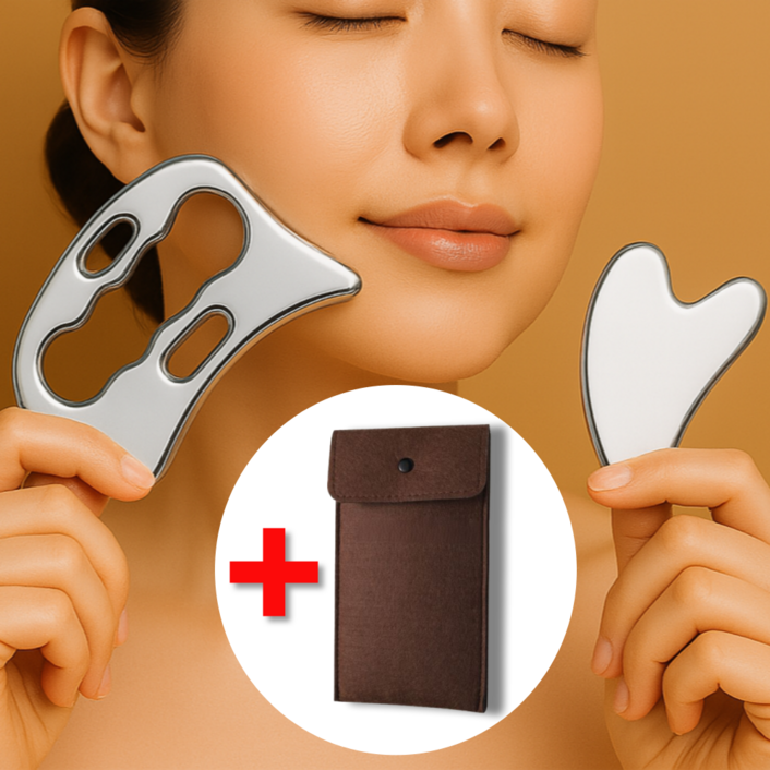 바이브샵 프리미엄 스텐 괄사 마사지기 D  하트, 단일색상, 1세트