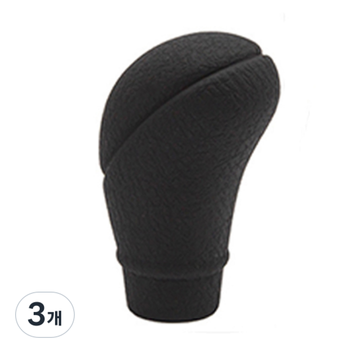 조팡 자동차 기어봉 커버 장식, 블랙, 3개