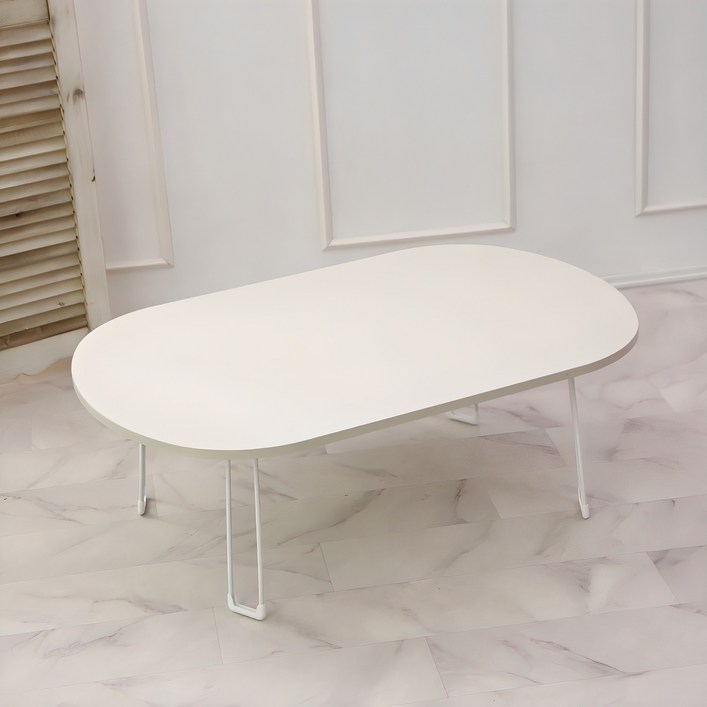 트리팜 LPM 오브제 타원형 특대형 접이식 테이블