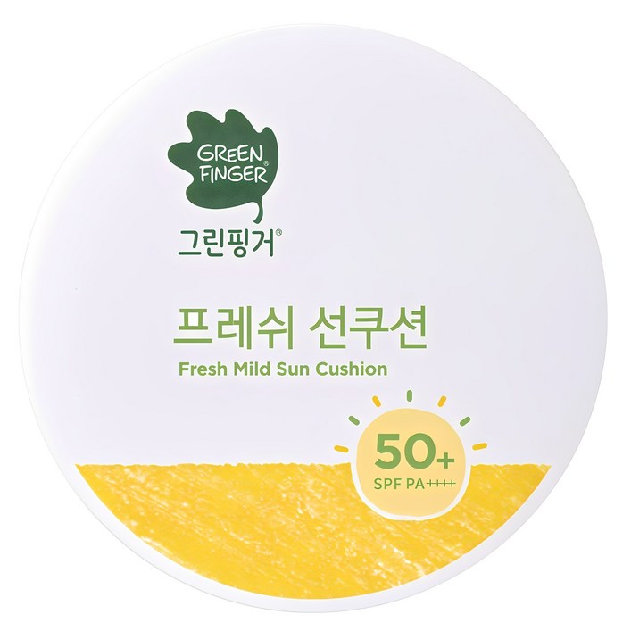 그린핑거 프레쉬 마일드 유아 선쿠션 SPF50 PA, 12g, 1개