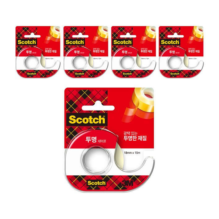 쓰리엠 스카치 테이프 디스펜서 18mm x 15m 581D