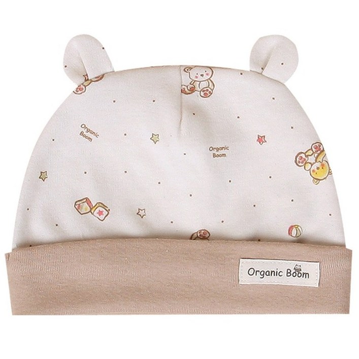 오가닉붐 신생아용 곰곰이 곰돌이모 사계절 오가닉붐 신생아용 곰곰이 곰돌이모 사계절