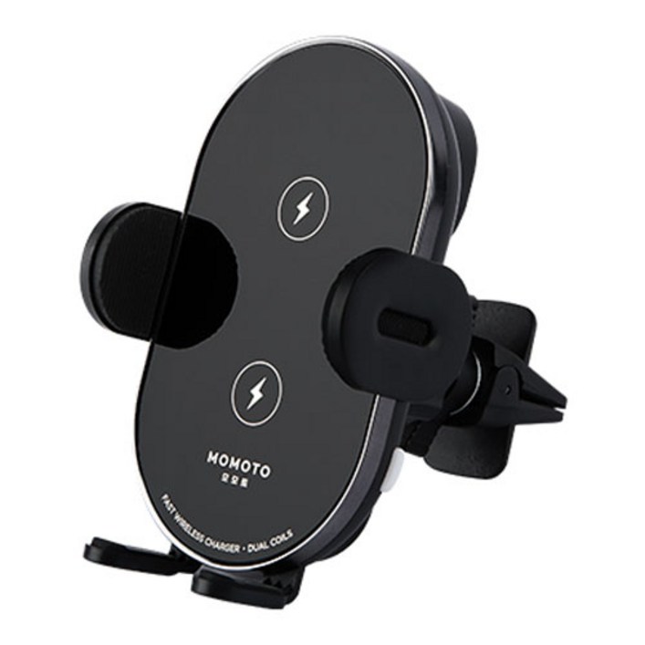 모모토 Z PRO 차량용 무선충전거치대, 블랙, MOMOTO Z PRO