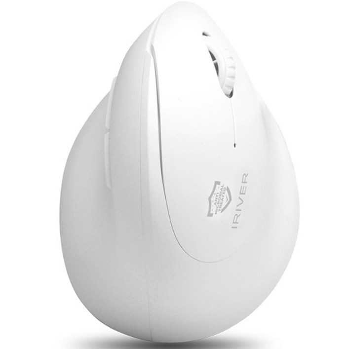 아이리버 컴팩트 무소음 블루투스 무선 버티컬 마우스 MedicEM3, MedicEM3w, 화이트