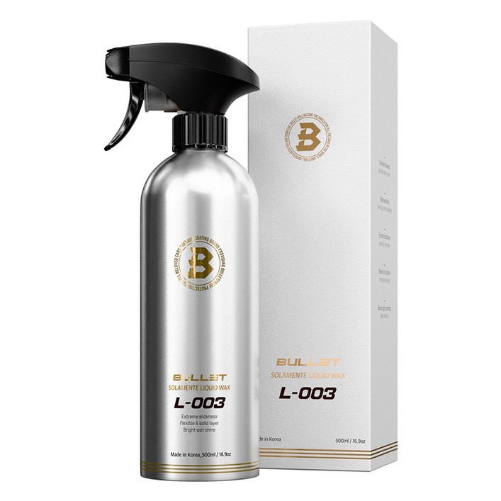 불렛 솔라멘테 물왁스 L003, 1개, 500ml