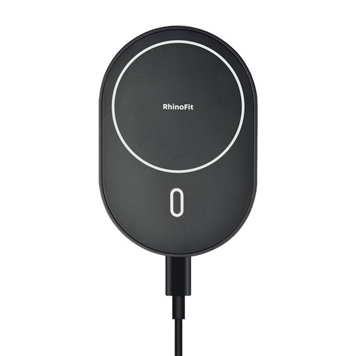 라이노핏 맥세이프 15W 차량용 고속 무선 충전기