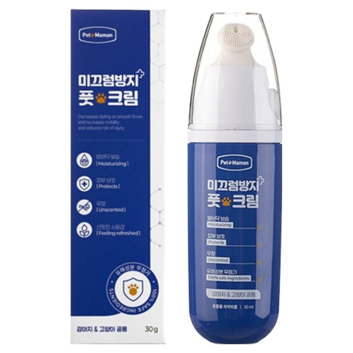 펫또마망 강아지 미끄럼방지 풋크림 보습제, 30ml, 1개