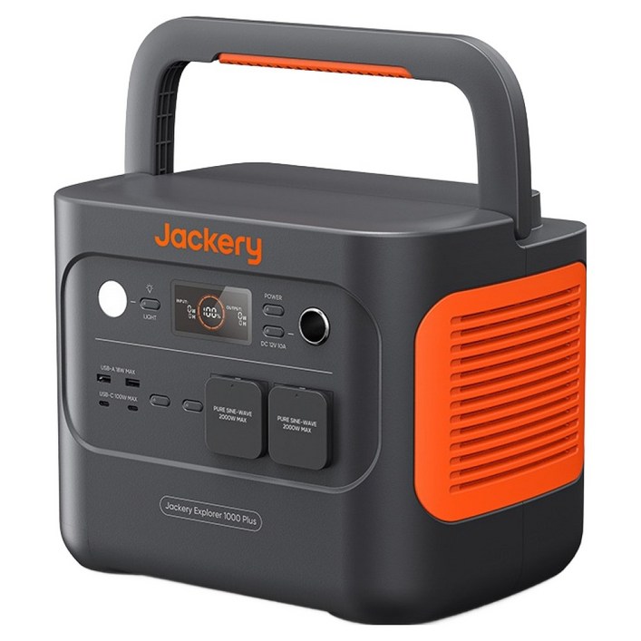 잭커리 1000Plus 인산철 차박 캠핑용 올인원 파워뱅크 혼합색상, 1개입, 1개, JE-1000C, 블랙