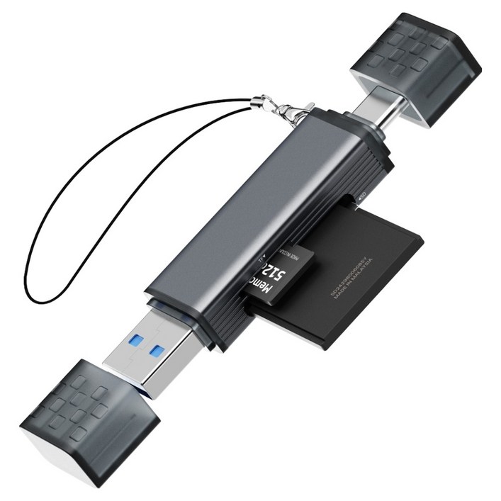 일리온 C타입 USBA 3.0 SD카드 MicroSD카드 OTG 멀티 카드리더기